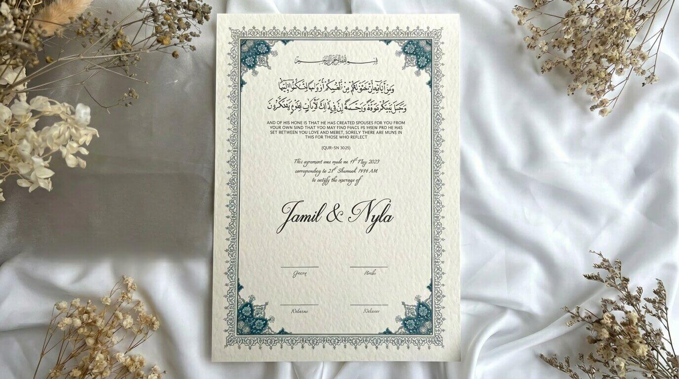 What should be in a nikah contract in Islam